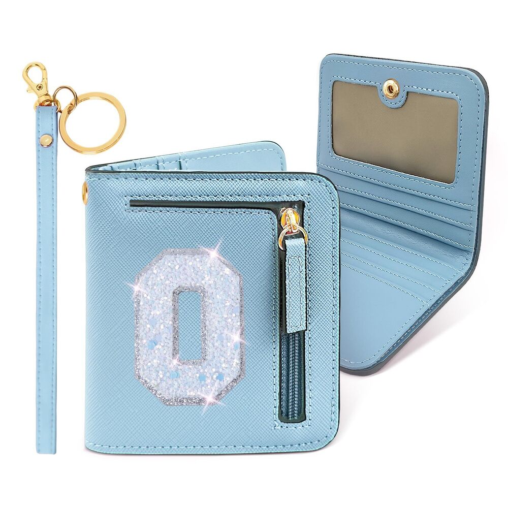 6796 Small Wallet Teenager Girl Personalized Initial Gift Preppy Letter
